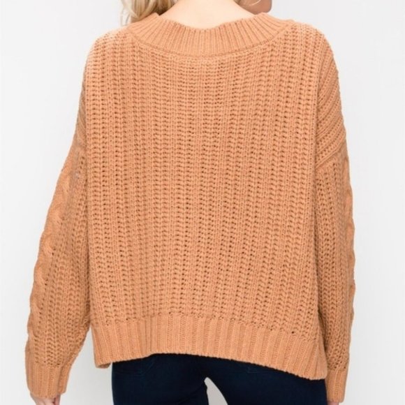 OVERSIZED KNIT SWEATER - Picture 3 of 3